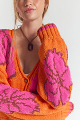 Sunny Patterned Cardi