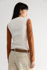 Sunday Market Folklorian Twist Long Sleeve Top