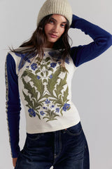 Sunday Market Folklorian Twist Long Sleeve Top