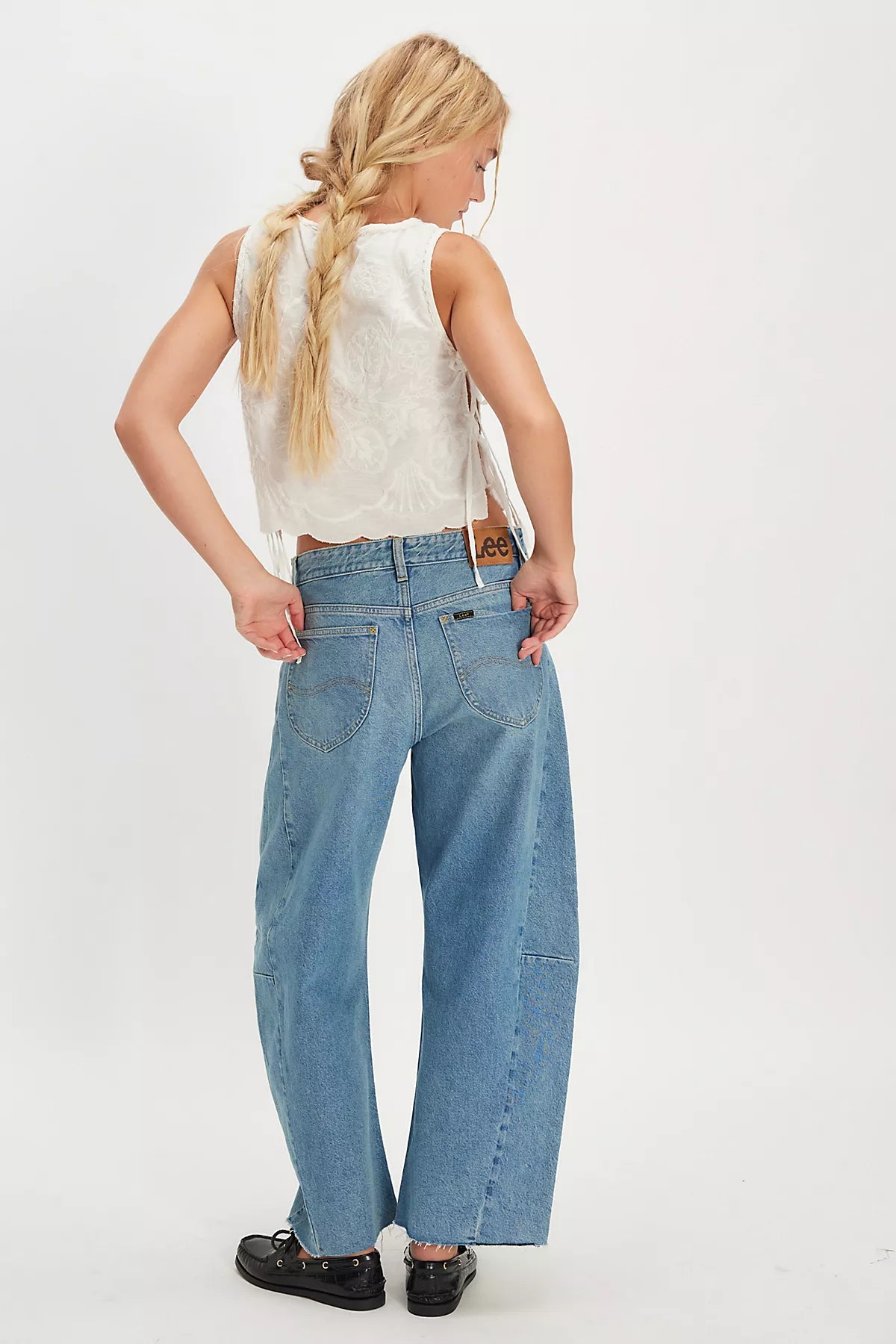 Lee Low-Slung Barrel Rider Jeans