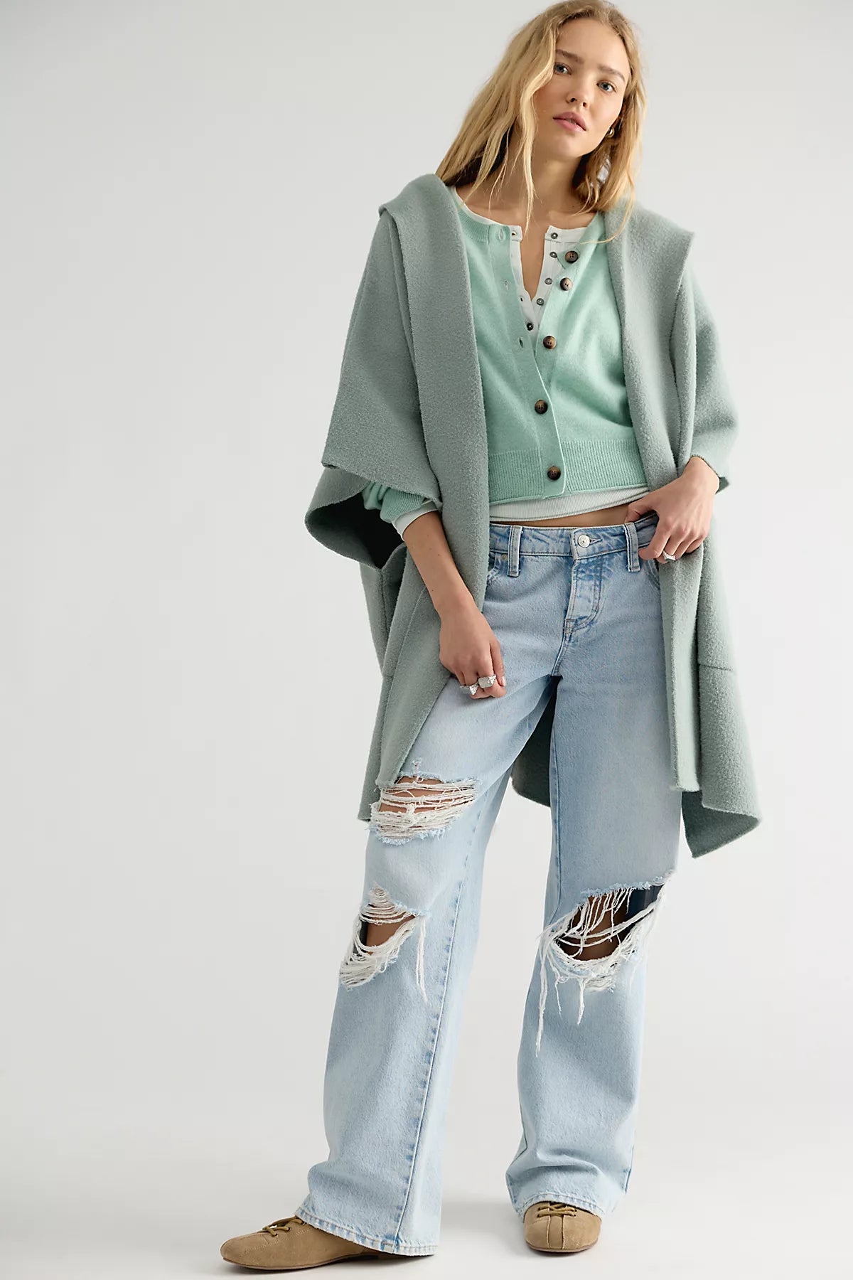 All I Need Cozy Hooded Duster