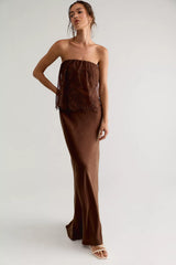 THIRD FORM Visions Strapless Maxi Dress