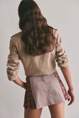 Sherry Pleated Mini Skirt