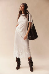 Sweet Escape Midi Slip Skirt