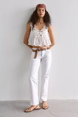 EB Denim Ariel Mid-Rise Wedgie Jeans