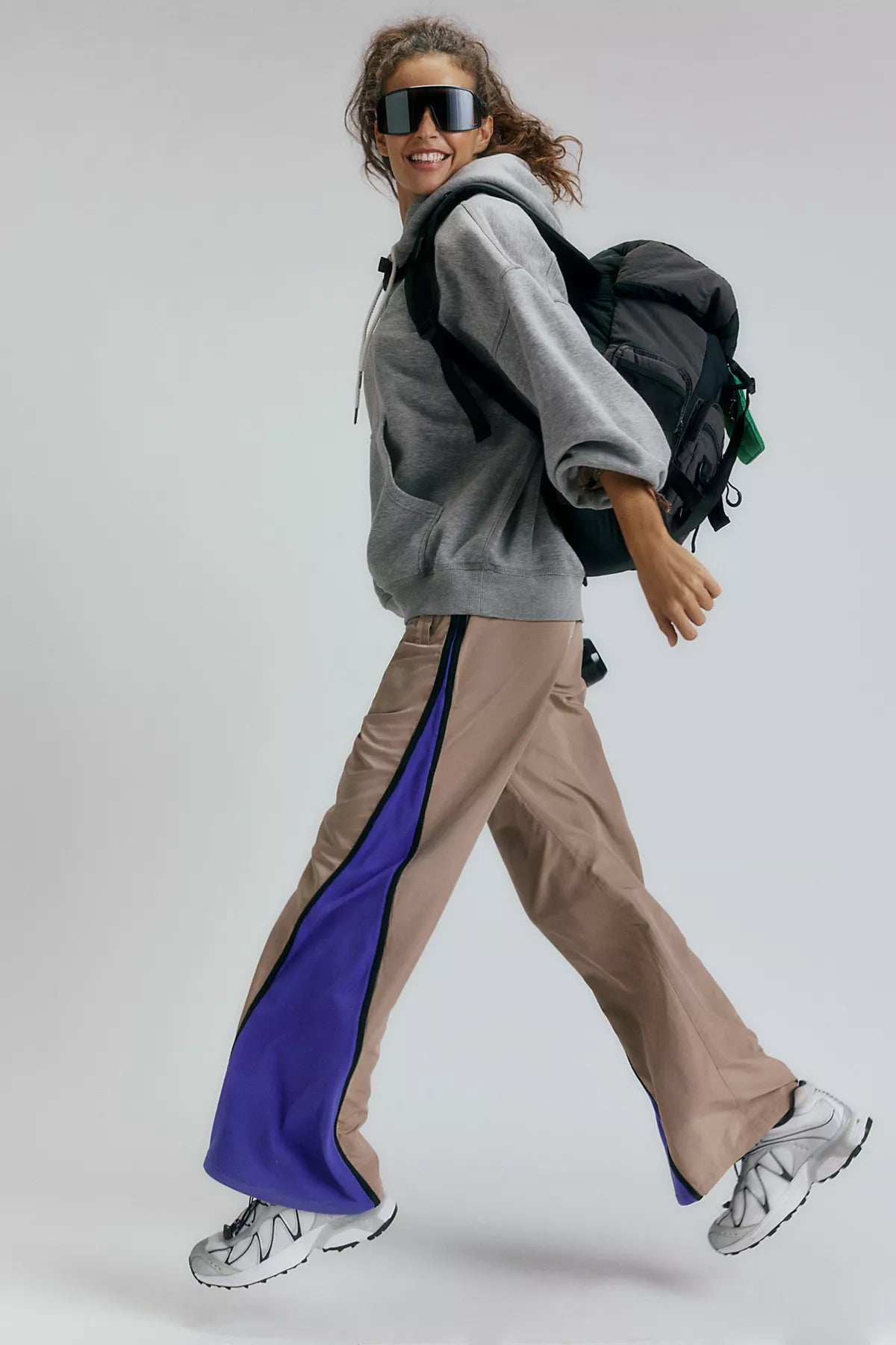 Retro Rider Fleece-Paneled Pants