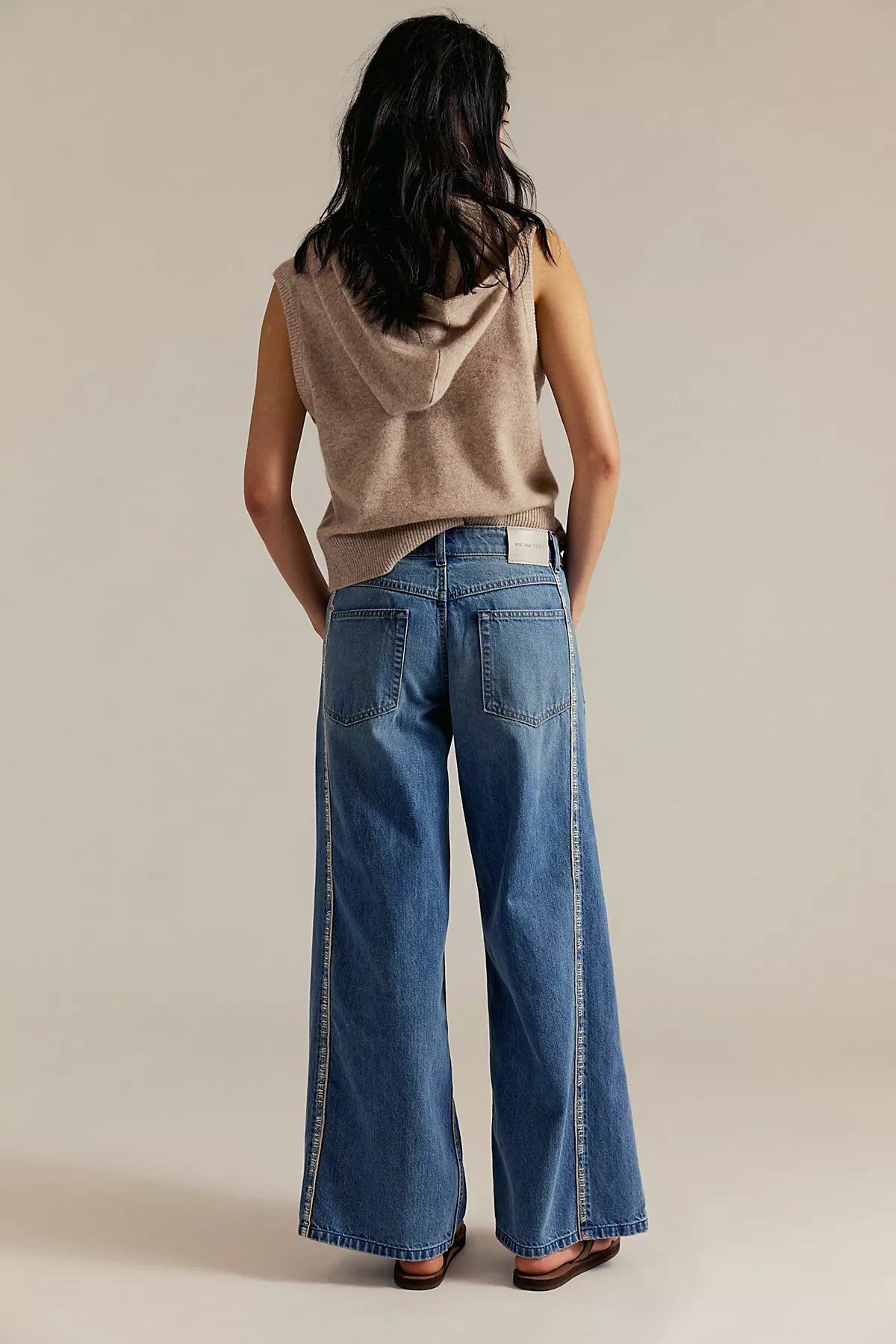 We The Free On The Edge Selvedge Wide-Leg Jeans