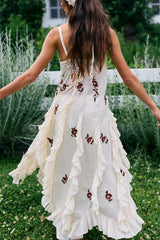 Rosa Embroidered Maxi Top