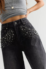 Ksubi Embellished Low Rider Jeans