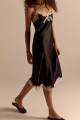 Only Hearts Silk Charmeuse Midi Slip Dress