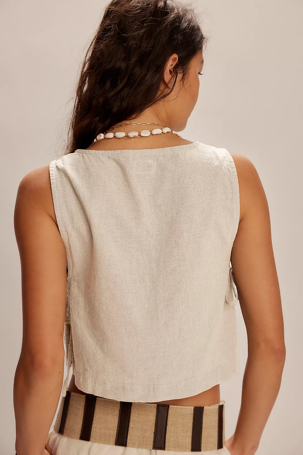 Nora Cotton-Linen Top