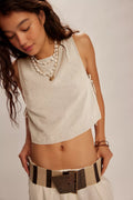 Nora Cotton-Linen Top