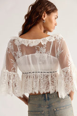 Jen's Pirate Booty Star Anise Lace Blouse