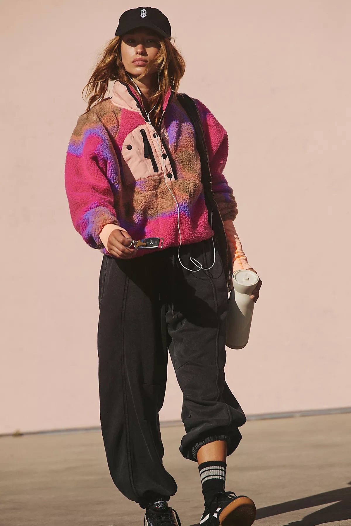 Hit The Slopes Printed Fleece Pullover