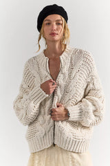 Lola Cable Knit Cardi