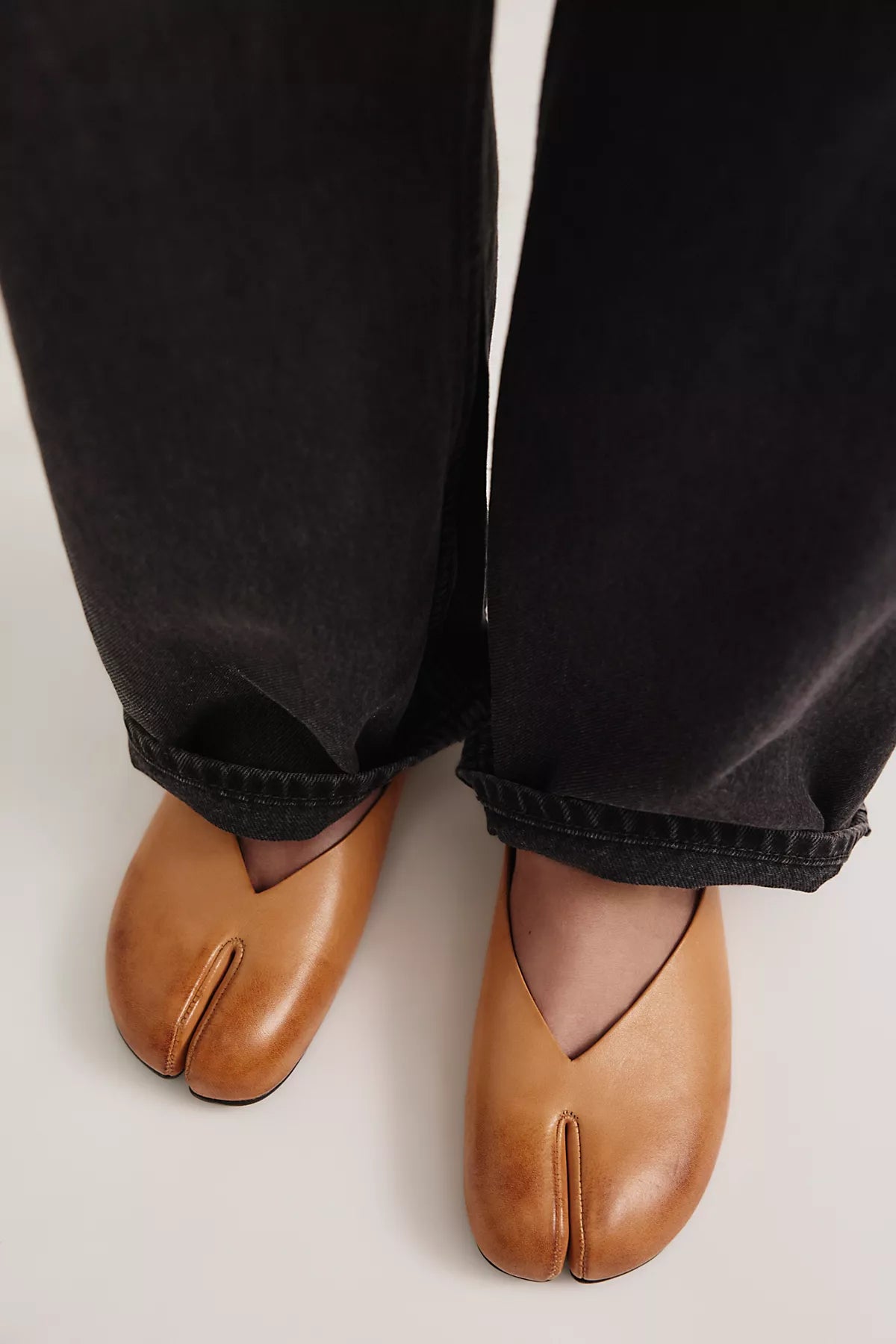 Lights Out Split-Toe Mules
