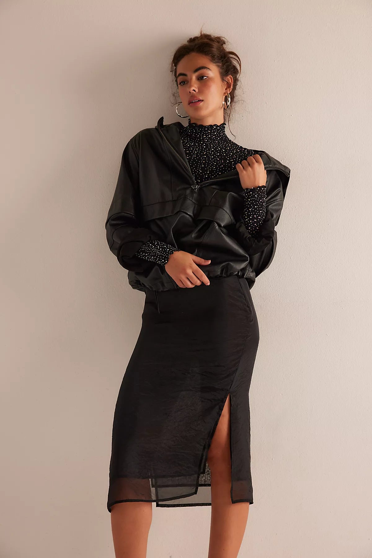 Night Sky Seamless Turtleneck Bodysuit