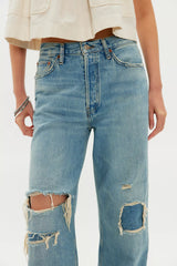 RE/DONE High-Rise Wide-Leg Jeans