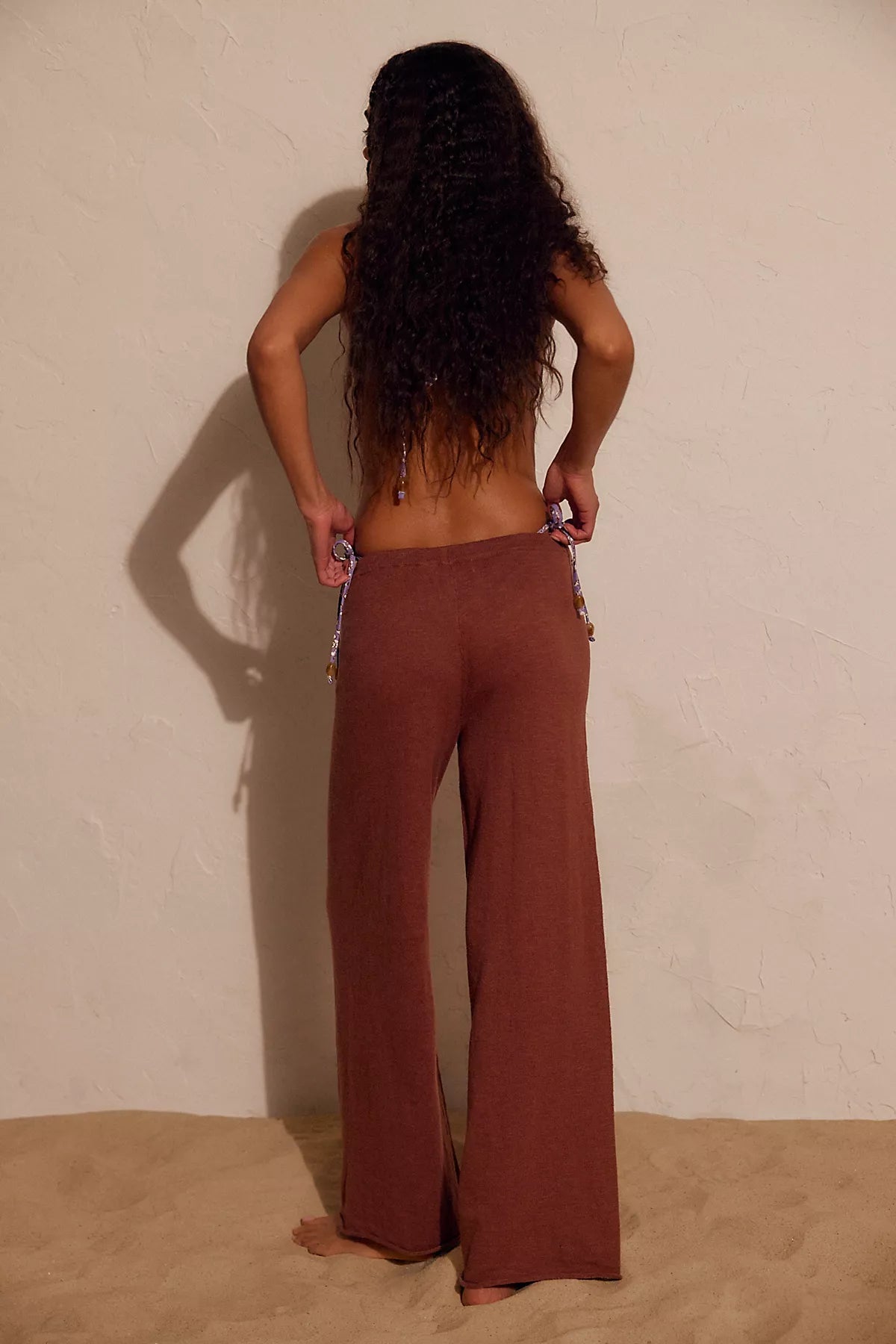 Avalon Cotton-Linen Sweater Pants