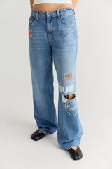 Ksubi Patched Low Rider Jeans
