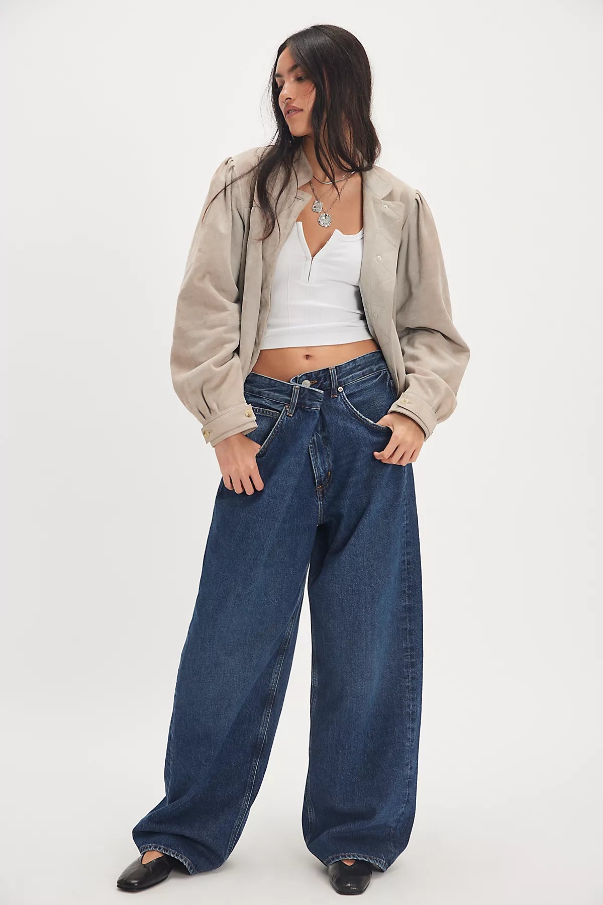 AGOLDE Vana Fold Jeans