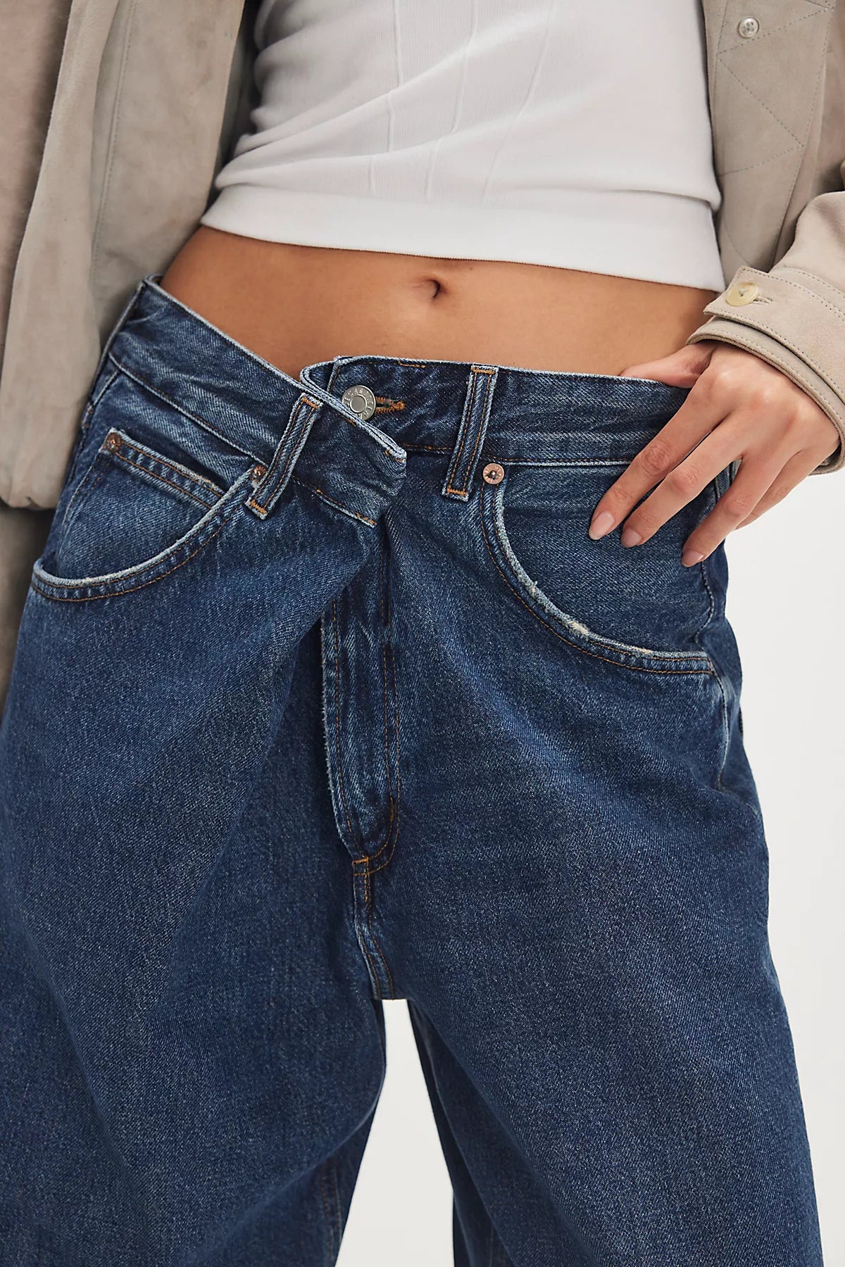 AGOLDE Vana Fold Jeans