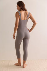 Susana Monaco Strap Tank Crop Jumpsuit